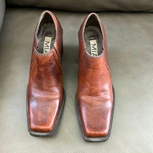 Women’s MIA Chunky-heeled Brown Shoes - Size 6M.